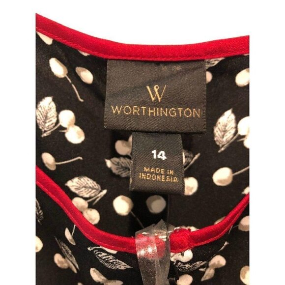 Cherry Wrap Surplice Pinup Fit & Flare Dress #3656-3 - Picture 4 of 4